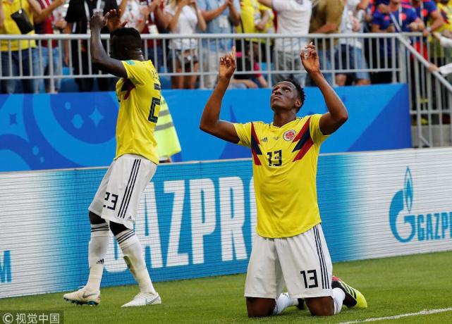 哥伦比亚1-0夺头名晋级 巴萨铁卫破门J罗伤退